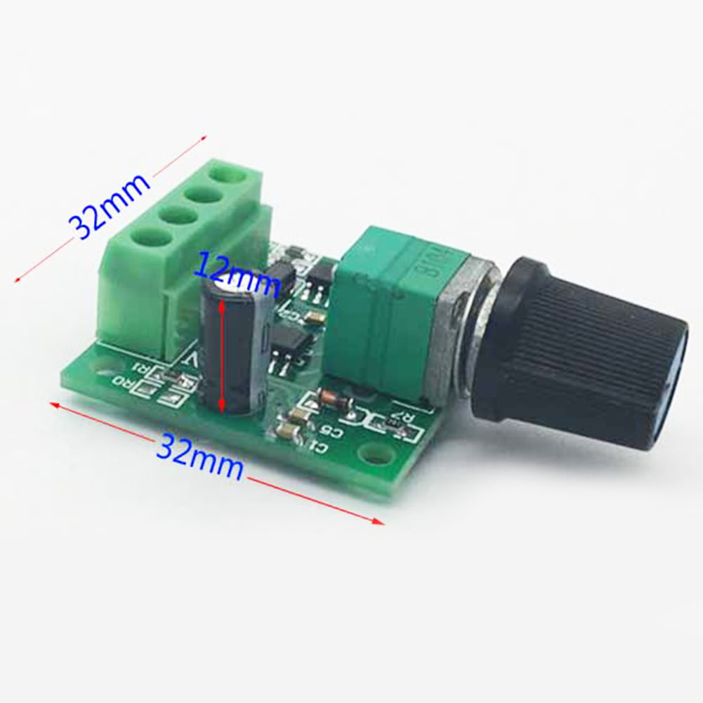 Details about   DC 1.8V 3V 5V 6V 2A Motor Speed Switch Controller PWM 1803BK+self-recovery fuse 