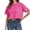 /c66Pink382, variant on WEIGFI Womens T-Shirts Cotton Loose Fit Workout Cropped Tops Yoga Running Crew Neck Short Sleeve Lightweight Clothes Solid Color Trendy Relaxed Beach Daily Wear,Black,L