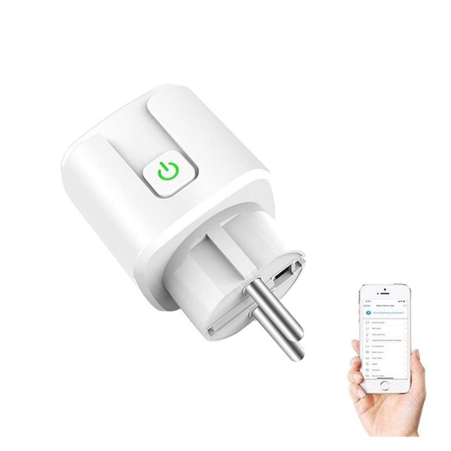 Enchufe inteligente Tuya de 20 A con wifi y control por voz para la aplicación Tuya Smart Life, fácil de usar.
