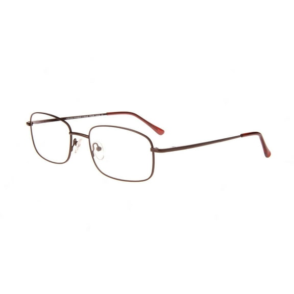 NEW HORIZON EYEWEAR Brown WAVE Eyeglasses 58mm with Case