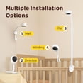 thumbnail image 4 of NETVUE Peekababy Baby Camera Monitor, Wireless Baby Monitor with Camera & Audio, 4-in-1 Crib Mount, Smart App, Sleep Analysis & Two-Way Talk, 4 of 6