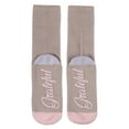 thumbnail image 3 of MeMoi Women's Grateful Aloe Infused Crew Socks - Womens - Female, 9-11, Gray, 3 of 7