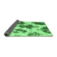 thumbnail image 2 of Ahgly Company Indoor Rectangle Abstract Emerald Green Modern Area Rugs, 5' x 8', 2 of 4