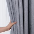 thumbnail image 1 of Chenille Simple Grey Curtains Light Luxury Modern Curtains for Living Dining Room Bedroom Sliver Texture Balcony Window Curtains, 1 of 5