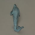 thumbnail image 6 of Zeckos Colorful Cast Iron Dolphin Wall Hooks 5 inch Set of 3, 6 of 8