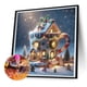 thumbnail image 5 of Pintura de diamante 5D DIY con taladro redondo completo, Kit de cabaña con brillo de invierno, decoración del hogar, 30x30cm, 5 of 9