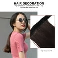 thumbnail image 5 of Howooi Curly Ponytail Extension Heat Resistant Synthetic Natural Wavy Hairpiece Wrap, 5 of 9