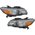 thumbnail image 4 of CAPA For 13-15 RDX Front Headlight Headlamp Halogen Head Light w/Bulb SET PAIR, 4 of 5