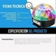 thumbnail image 5 of Luces de fiesta Disco Ball con Bluetooth y mando a distancia, 5 of 6