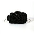 thumbnail image 4 of KCAHPAN Rose Satins Crossbody Clutch Bag with Chain for Elegant Wedding Celebration, 4 of 20