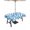 Blue, variant on Outdoor Tablecloths with Umbrella Hole & Zipper, Spring Leaves 60 x102 Inch Rectangle Tablecloths, Blue Plants Country Botanical Leaf Waterproof Table Cloth, Patio/Pool/Picnic Table Covers