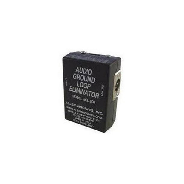 Allen Avionics AGL600 Audio Ground Loop Isolation Transformer 100K