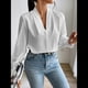 thumbnail image 4 of Blusas de Trabajo para Mujer, Blusas de Larga, Blusas de Oficina con Cuello en V, Blusas de para Mujer L, 4 of 10