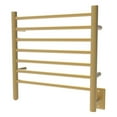 thumbnail image 1 of Amba Radiant Small 7 Bar Plug In Electric Bathroom Towel Warmer, Satin Brass, 1 of 7
