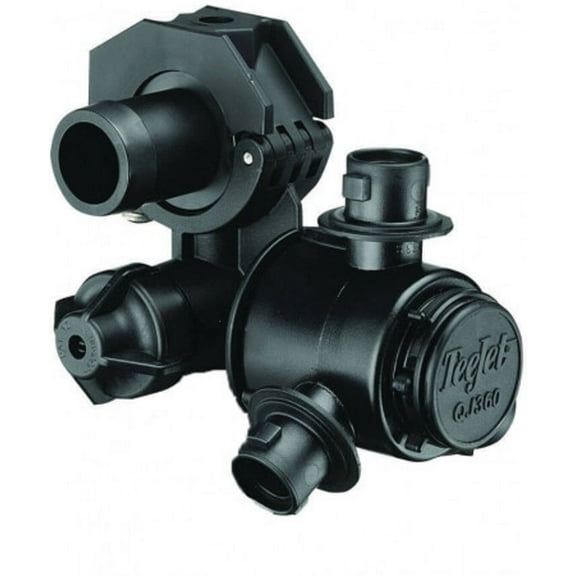 QJ363C-750-1-NYB TeeJet 3 Outlet Nozzle Body Single Hose Shank 3/4"