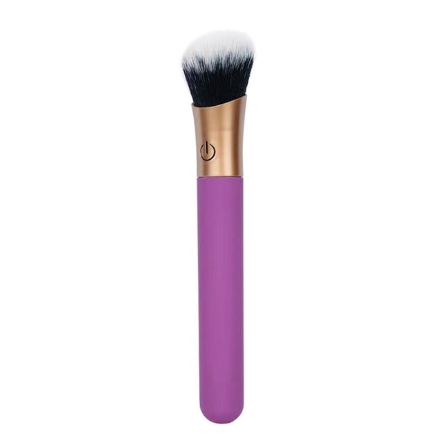 Brosse de Maquillage Électrique Portable Multicolore Brosse à Poudre Électrique Poils Doux Recharge Usb Brosse de Maquillage Houppette Électrique Longue Durée