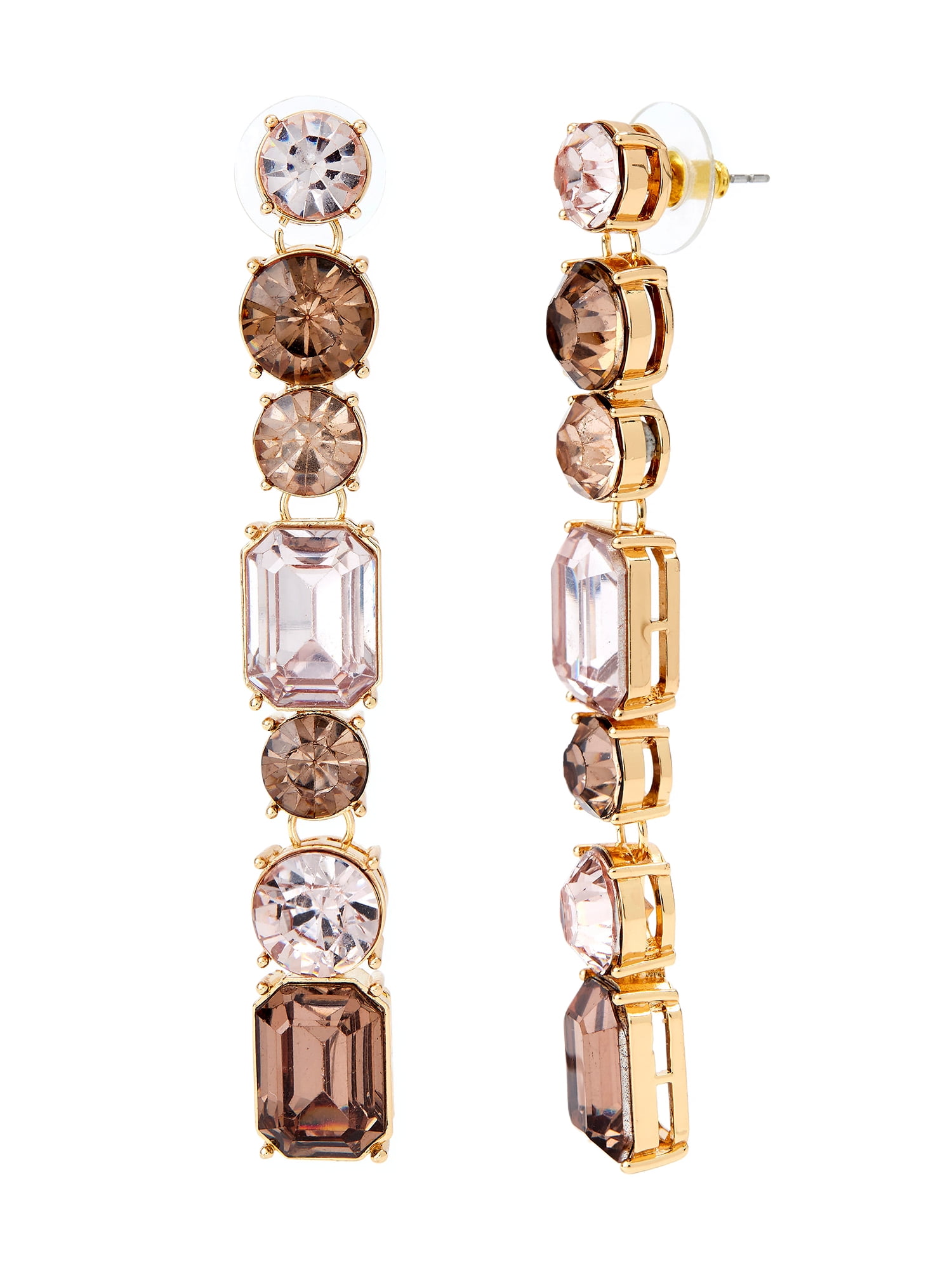 Sofia Jewelry by Sofia Vergara Women’s Linear Stone Earrings