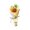 A, variant on Virelaxpo Hand-Knitted Artificial Flower Bouquet Realistic Fabric Blooms for Living Room Mantle Wedding Table Centerpiece Decoration