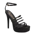 thumbnail image 1 of Zapatilla Mujer Miracol Vestir Tacones Fiesta negro 25, 1 of 4
