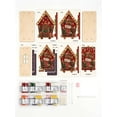 thumbnail image 2 of DIY Christmas Wooden House Diamond Art Kit,3D Assembled Rhinestone Pearl Painting Craft Set,Handmade Tabletop & Hanging Ornament Supplies for Adults Holiday Home Decor Gift, 2 of 7