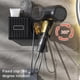 thumbnail image 4 of Hair Dryer Holder 360 Rotatable Wall Organization Rack Self Adhesive Bathroom Organizer Cable Winder Space Saving Shelf White-rx, 4 of 5