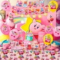 thumbnail image 2 of Kirby Articles de Fête, 110 Pcs Décorations de Fête Kirby et Ensemble de Vaisselle - Assiettes et Serviettes Gobelets Nappe Ballons Etc. Articles d'Anniversaire Kirby, 2 of 7