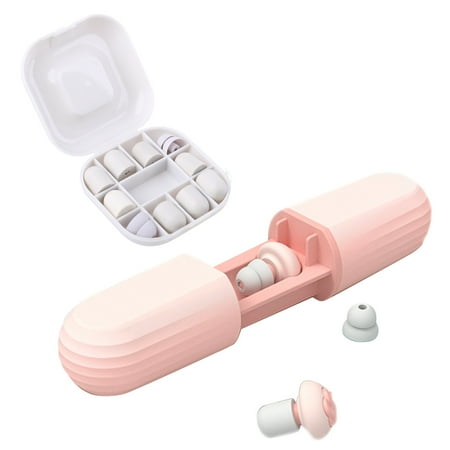 

Reusable Silicone Ear Plugs for Sleep Noise Sensitivity Flights Ear Tips