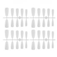 thumbnail image 4 of False Nail, Stylish Transparent Coffin Nails Healthy Different Sizes Full Frosting  For Dating For Nail Salon, 4 of 8
