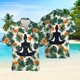 thumbnail image 3 of Camisa de meditación de yoga de verano 2024 para hombre, camisas holgadas y transpirables de playa hawaiana, camisetas de moda urbana de verano para hombre, camisetas con solapa, 3 of 5