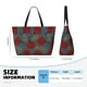 thumbnail image 4 of Fotbe Ladybug Bolsa de Viaje para Playa - Resistente al Agua, Bolsa Tote de Gran Capacidad y Ligera con 7 Bolsillos para Mujeres y Hombres, 4 of 7