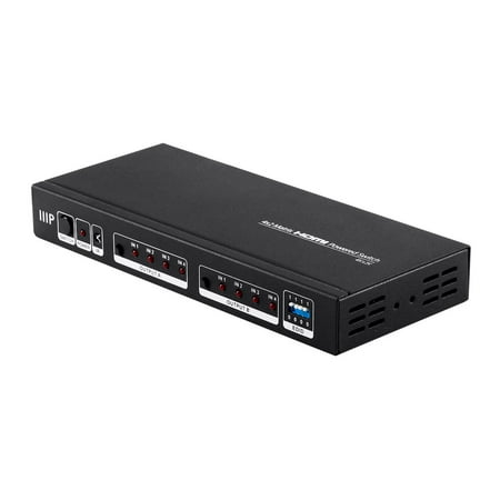 Monoprice Blackbird 4K 4x2 Matrix HDMI Powered Switch with Remote Control