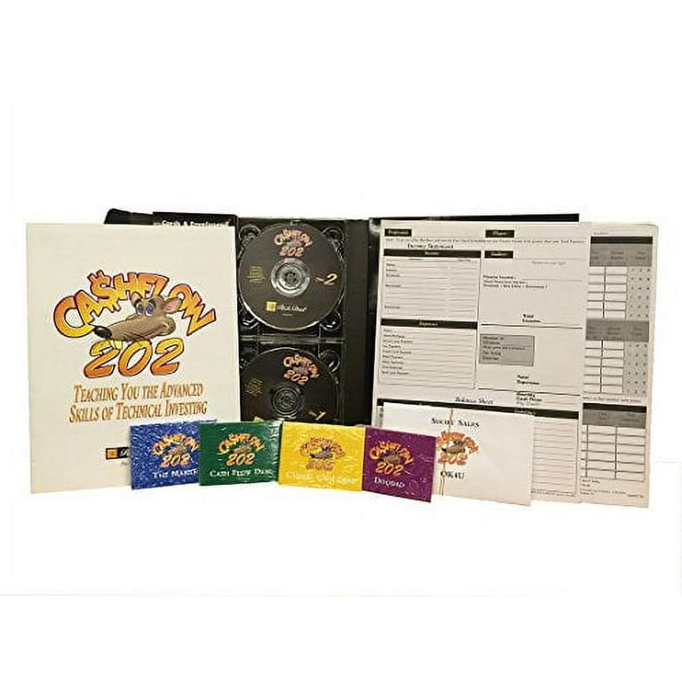 CASHFLOW 101 & CASHFLOW 202 INVESTMENT BOARD GAME - BY ROBERT