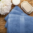 thumbnail image 4 of Premium Egyptian Cotton Highly Absorbent Assorted 4-Piece Plush Towel Set - 20" x 30", 4 of 6
