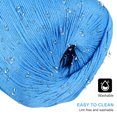 thumbnail image 5 of HORIALENCE Fournitures de Tricot 1 Rouleau Cordon de Coton Bleu Durable et Non Décolorant, 5 of 5