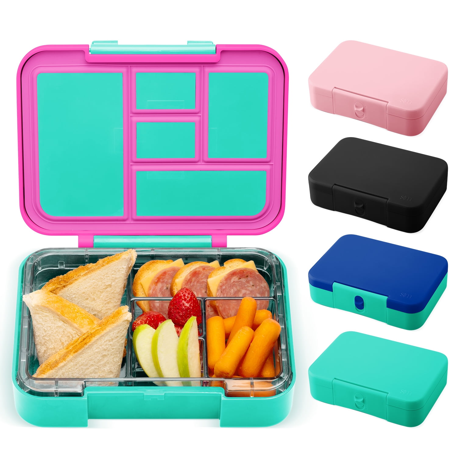 Simple Modern Porter Bento Lunch Box for Kids - Leakproof Divided Container with 5 Compartments