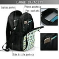 thumbnail image 4 of Balery Lighthouse Mochila con carga USB para hombre y mujer - Mochila impermeable y antirrobo para portátil con puerto USB para viajes, trabajo, estudios y universidad, 4 of 7