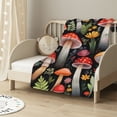 thumbnail image 2 of ARISTURING  Mushroom Blanket Gift Soft and Lightweight Flannel Throw Suitable in Bed Living Room and Travel, 2 of 6