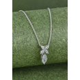 thumbnail image 3 of Lakshya Jewel LLC 2.50 Ct Marquise Cut CZ Women's Pendant 14K White Gold Plated, 3 of 5