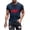 Navy, variant on Mens British Flag T-Shirt UK Patriotic Shirts Gym Casual Short Sleeve Summer Tee Muscle Shirt