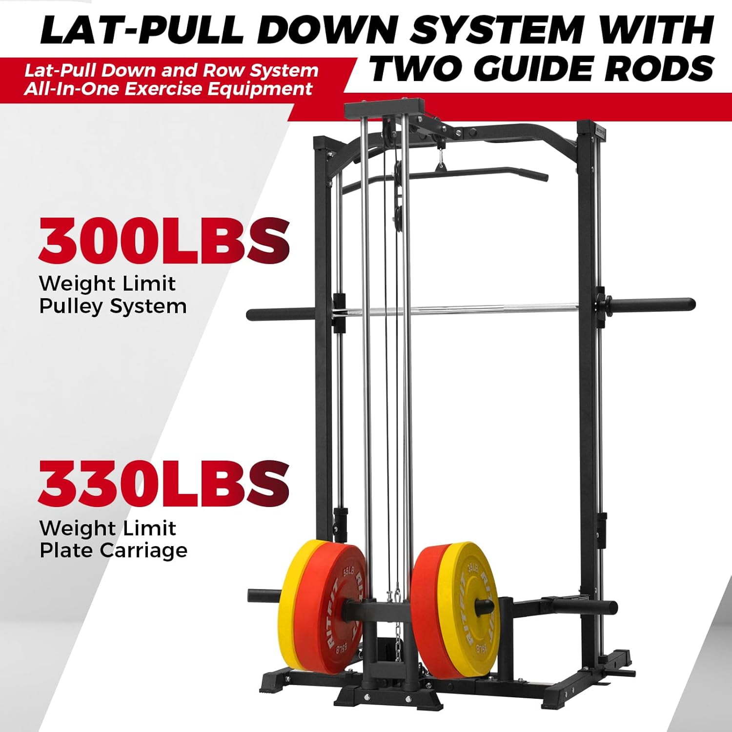 Major Fitness Multi-Function Adjustable Power Rack Exercise Squat