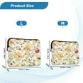 thumbnail image 4 of FORMRS 15-15.6 inch Laptop Sleeve Case Soft Carrying Quilted Computer Bag Cover, Birds Tea Time, 4 of 7