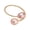 Pink 1, variant on Adjustable Rings for Women Gold Plated Imitation Pearl White Pink Purple Open Cute Stainless Steel Vintage Charm Elegant Statement Personalized Dainty Jewelry Purple 1