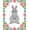 Pink, Pattern 3, variant on ODIKA 2x3 Machine Washable Non-Slip Area Rug, Bunny Latch Hook Kit with Floral Border Needlework High Traffic Rug, Gray, 644214