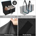 thumbnail image 4 of Pakyozj Extra Large Storage Tote with Zippers & Carrying Handles, Heavy-Duty Oxford Fabric Moving Bags for Laundry, Space Saving, Storage, 4 of 7