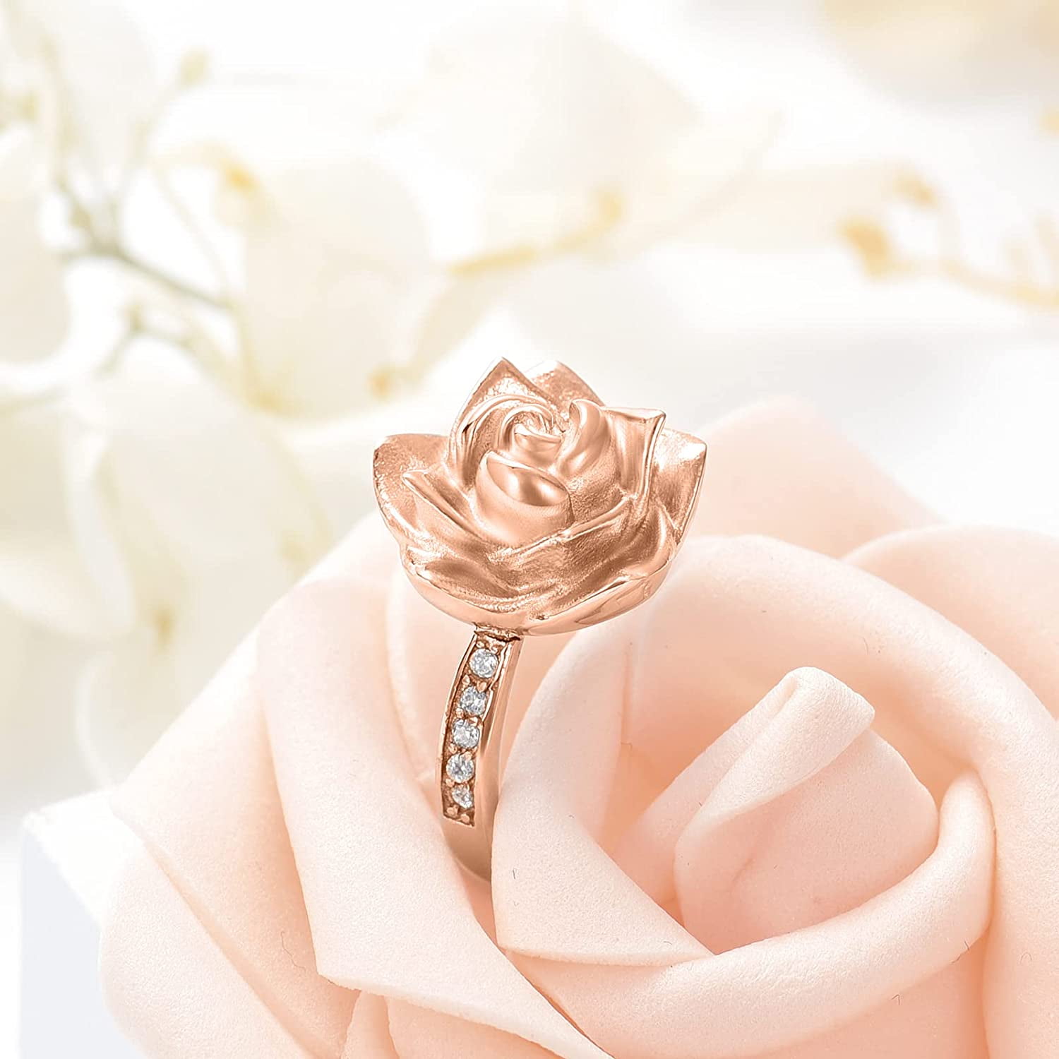 Elegant Jewelry Fashion Stainless Steel Rose Gold Alphabet Finger Ring -  China Finger Ring and Alphabet Ring price | Made-in-China.com
