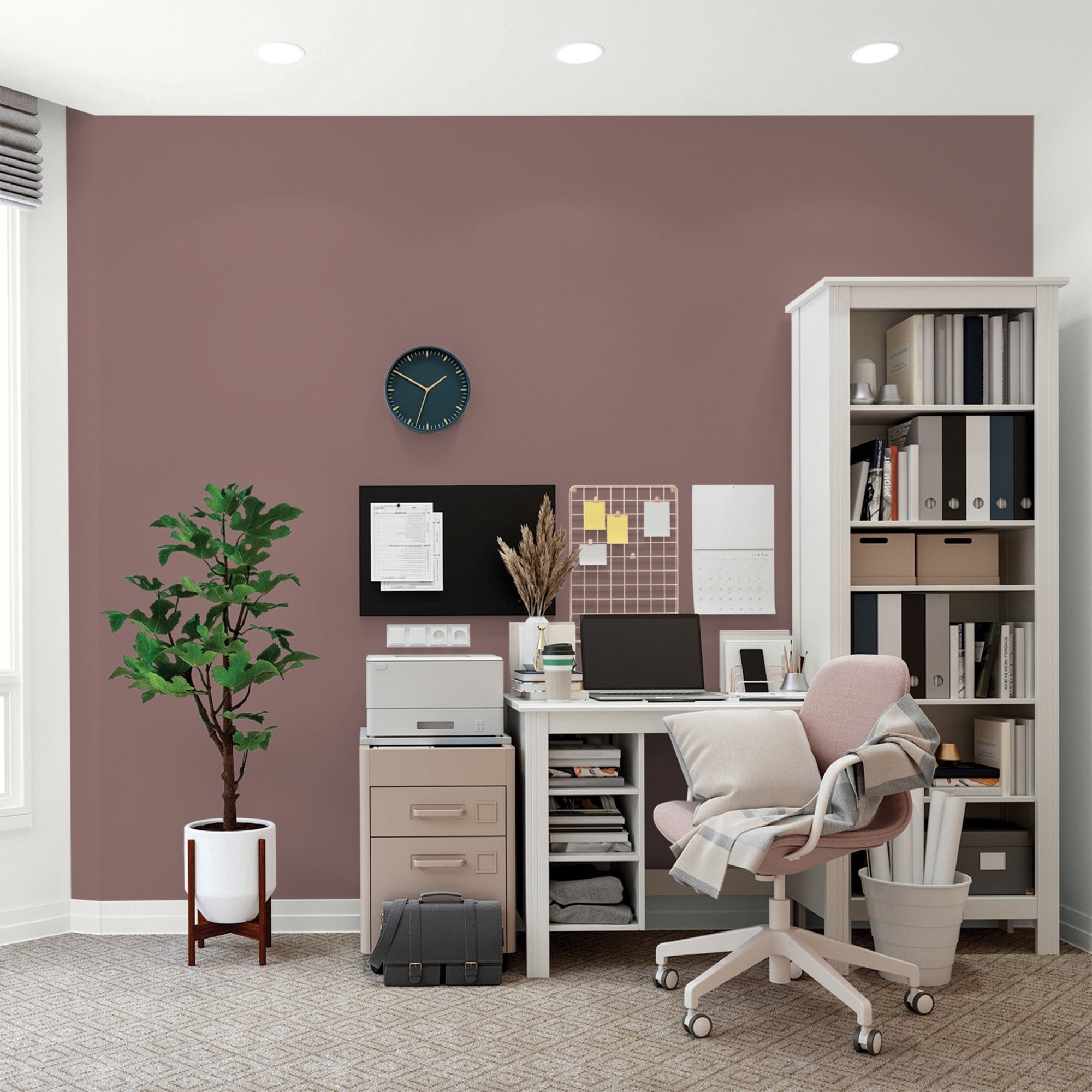 Glidden HEP Oakwood Brown / Red, Flat Interior Paint with Primer, 1 Quart