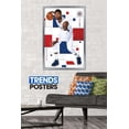 thumbnail image 2 of NBA Los Angeles Clippers - Paul George 19 Wall Poster, 22.375" x 34", Framed, 2 of 2