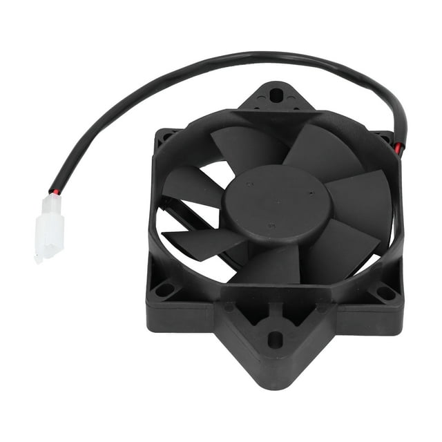 Cooling Fan, Radiator Fan Black Replacement Universal For Motorbike For Bugy Cart For ATV For Go Cart
