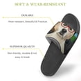 thumbnail image 3 of GZHJMY Stylish Slides for Women Men, A Dog Labrador in Glasses with His Cat Soft Flexible Slip-on Sandals Slippers, 3 of 7