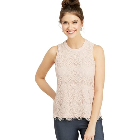 Over Lace Tank - All Over Lace Tank